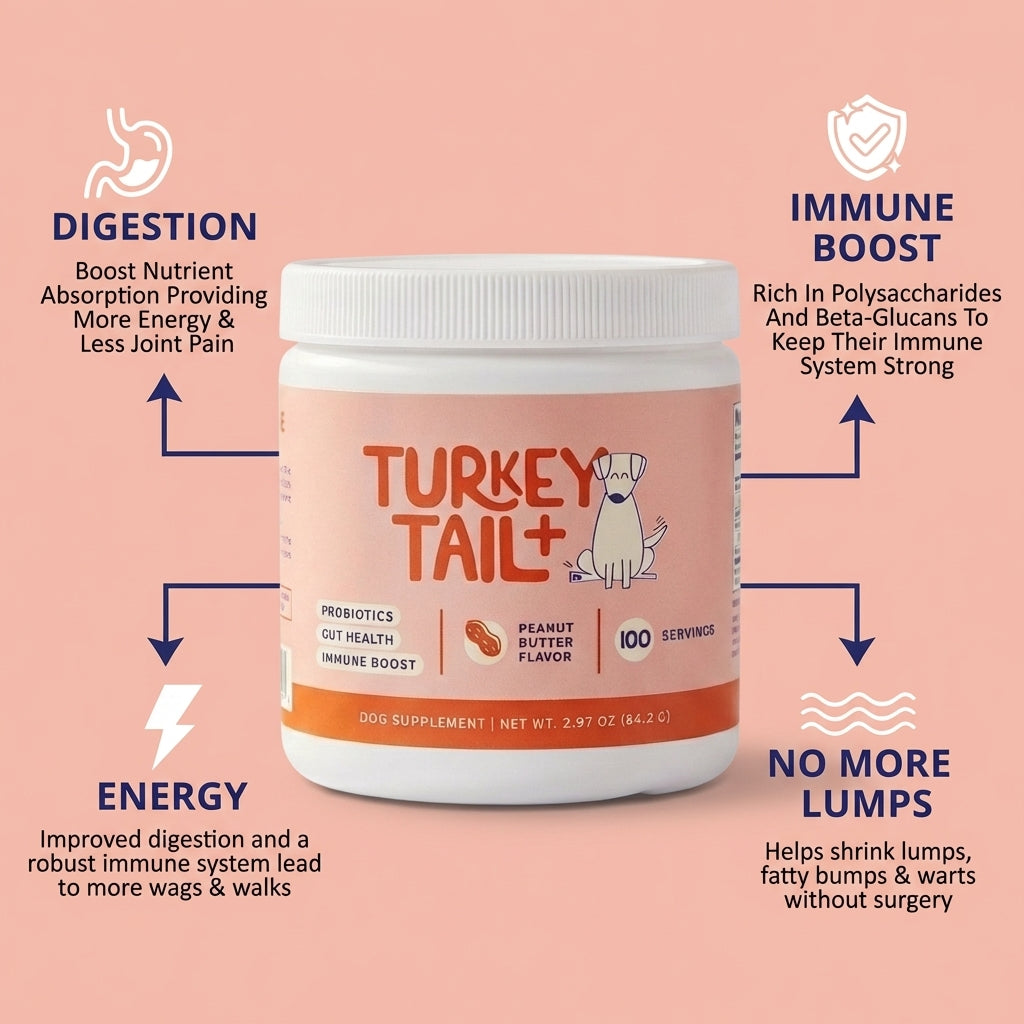 TurkeyTail+ Probiotics - No more lumps